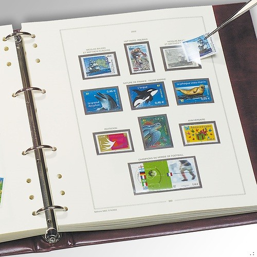 Hm Vicyy Double Sided Stamp Album-Stock Pages With 9 Binder Holes