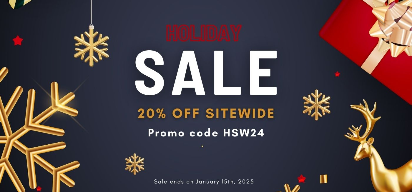 Holiday Sale 20% Off promo code HSW24