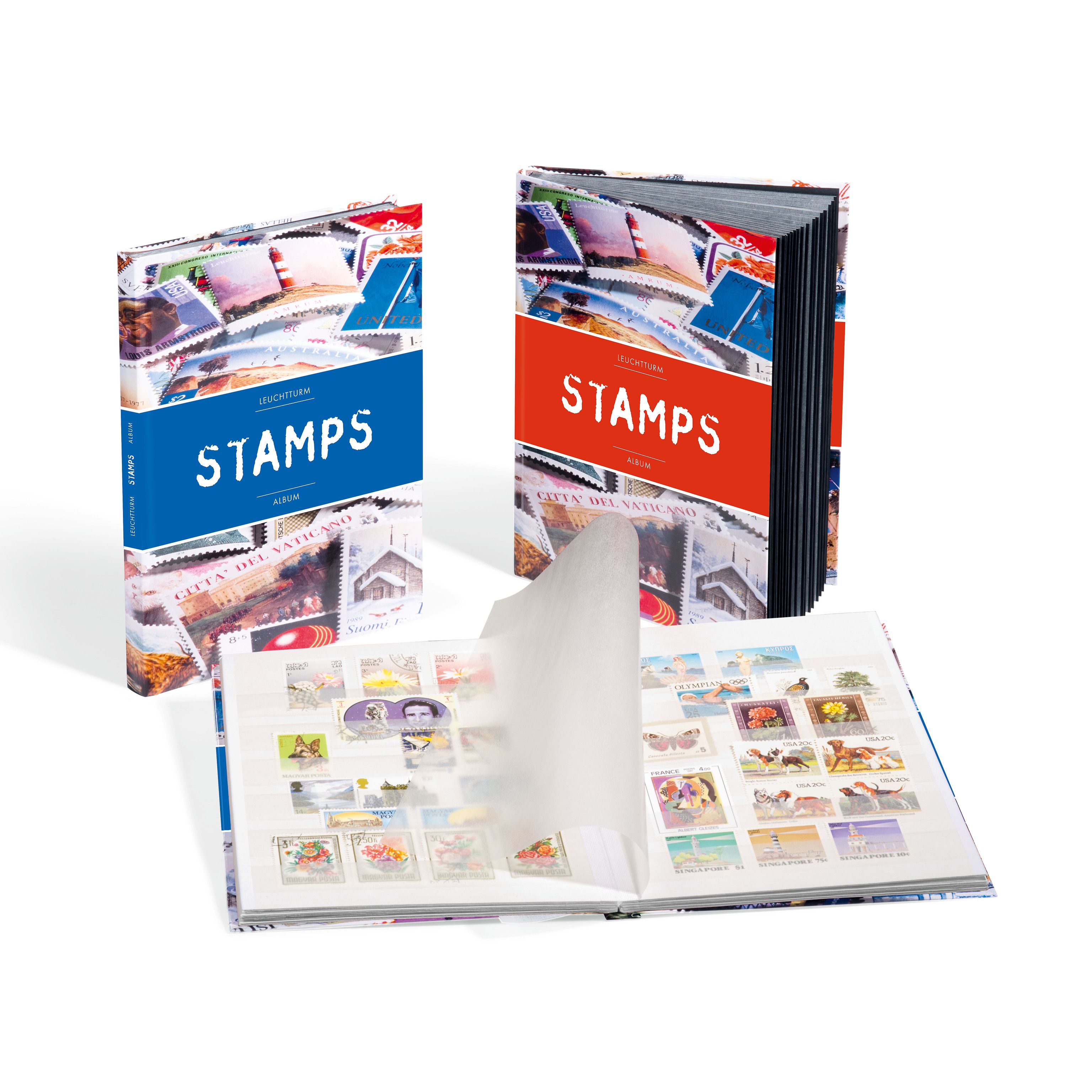 Stamp Collection Book STAMPS INCLUDED Different Themes Postal Stamp  Collector Book Old Stamp Collection Book Philately Album 