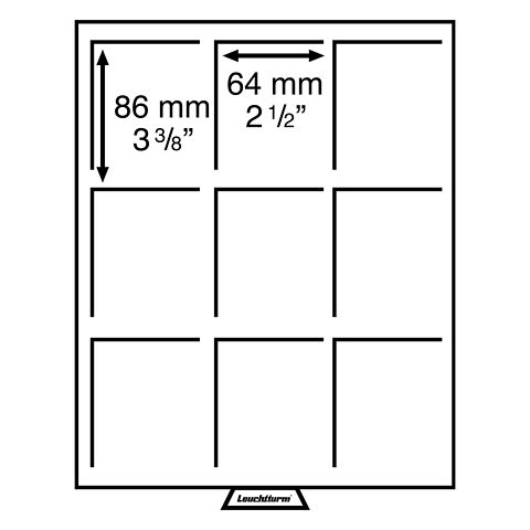 Coin Box 9 square compartments for US Certified Coin Holders (slabs ...