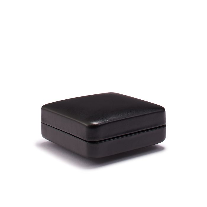 Single coin box NOBILE, for 1QUADRUM, 50x50 mm, black