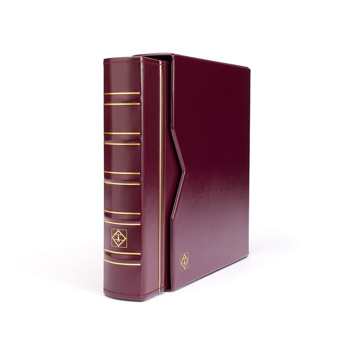 OPTIMA-Classic Coin Album including slipcase, red