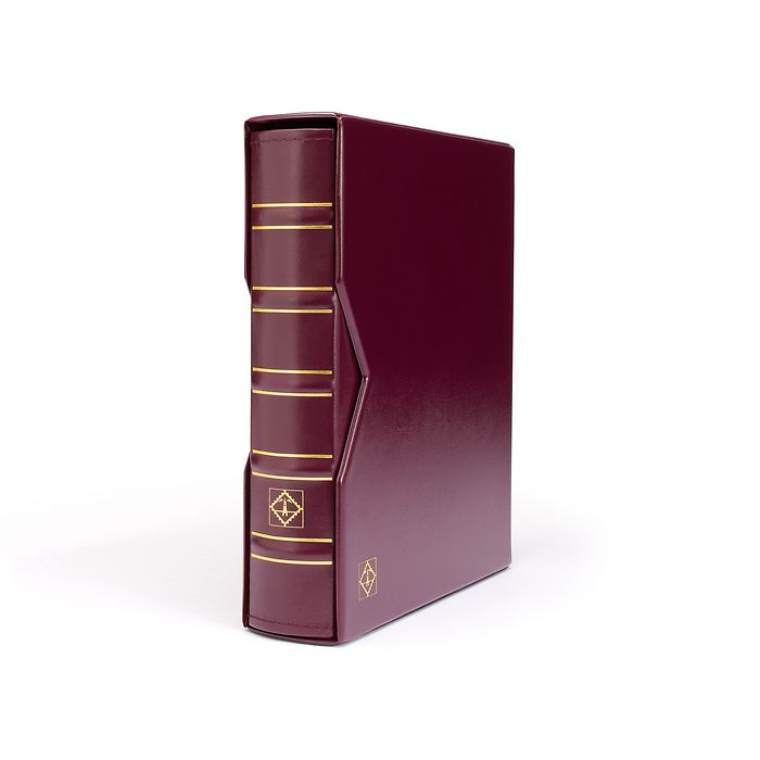 OPTIMA-Classic Coin Album including slipcase, red