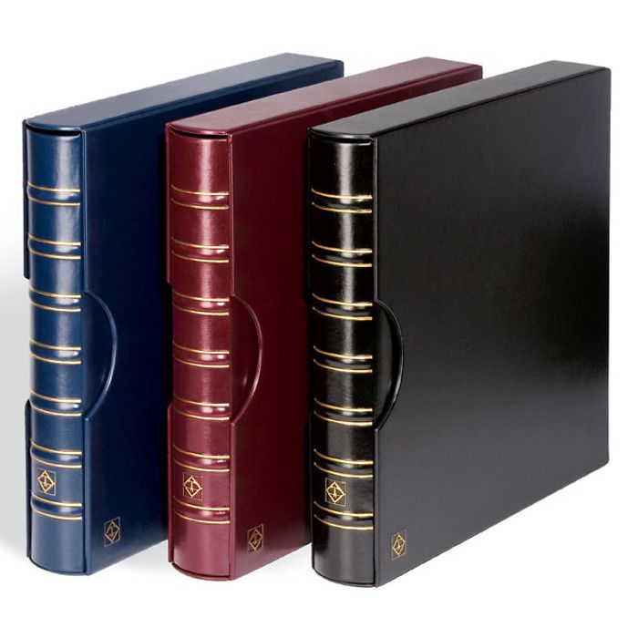 MAXIMUM Ring binder including slipcase, red