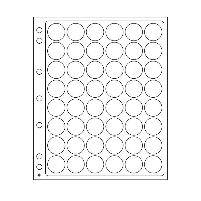 ENCAP Clear Pages for Coins in Capsules 24/25