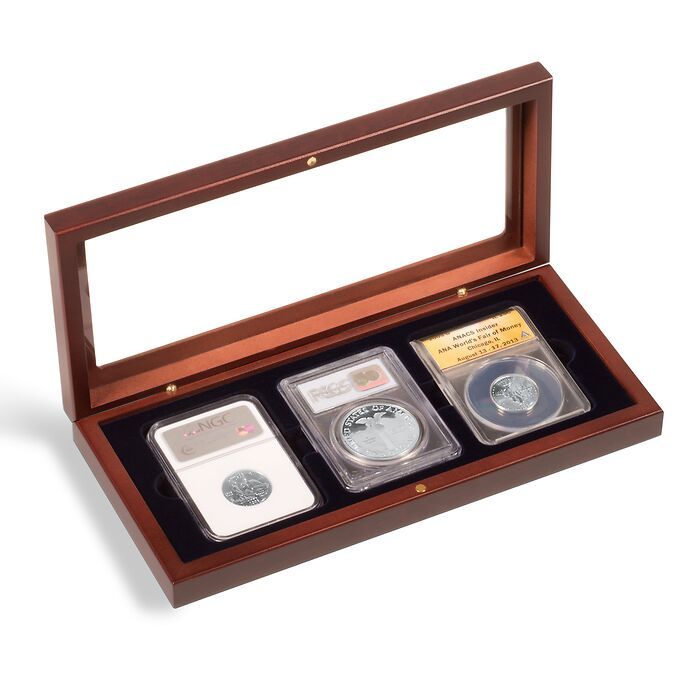 VOLTERRA coin box for 2 slabs with glass lid