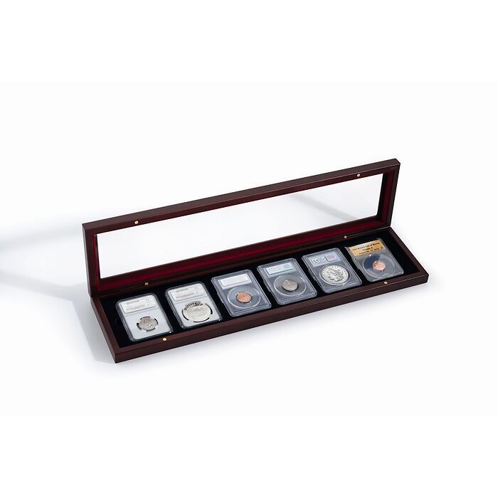 VOLTERRA Coin box for 6 slabs with glass lid