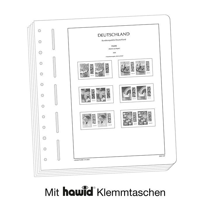 LIGHTHOUSE SF Supplement Federal Republic of Germany horiz.pairs (definitive stamps) 2023