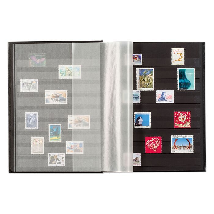 Stamp Collecting Albums - Tablet Size Stockbook - 16 Black Pages
