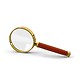 Magnifying Glass with Rosewood Handle, 3x magnification