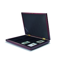 VOLTERRA presentation case for 8 gold bars in blister packaging